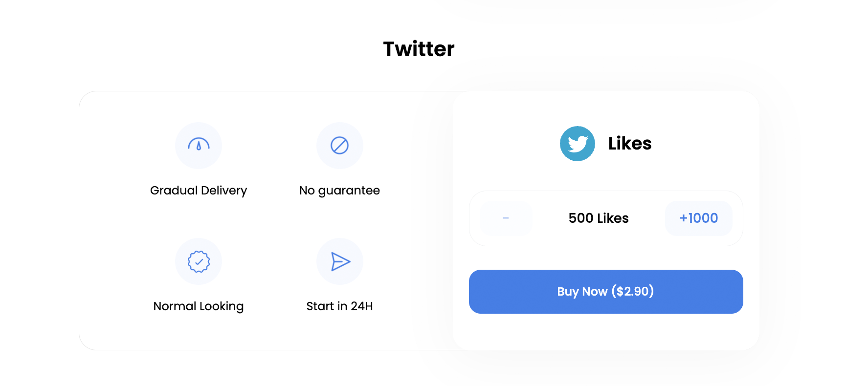 buy X likes