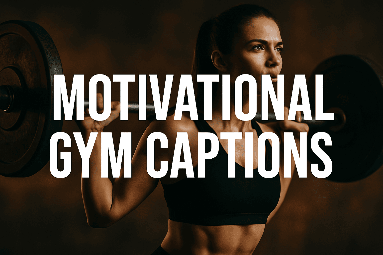 Motivational Gym Captions