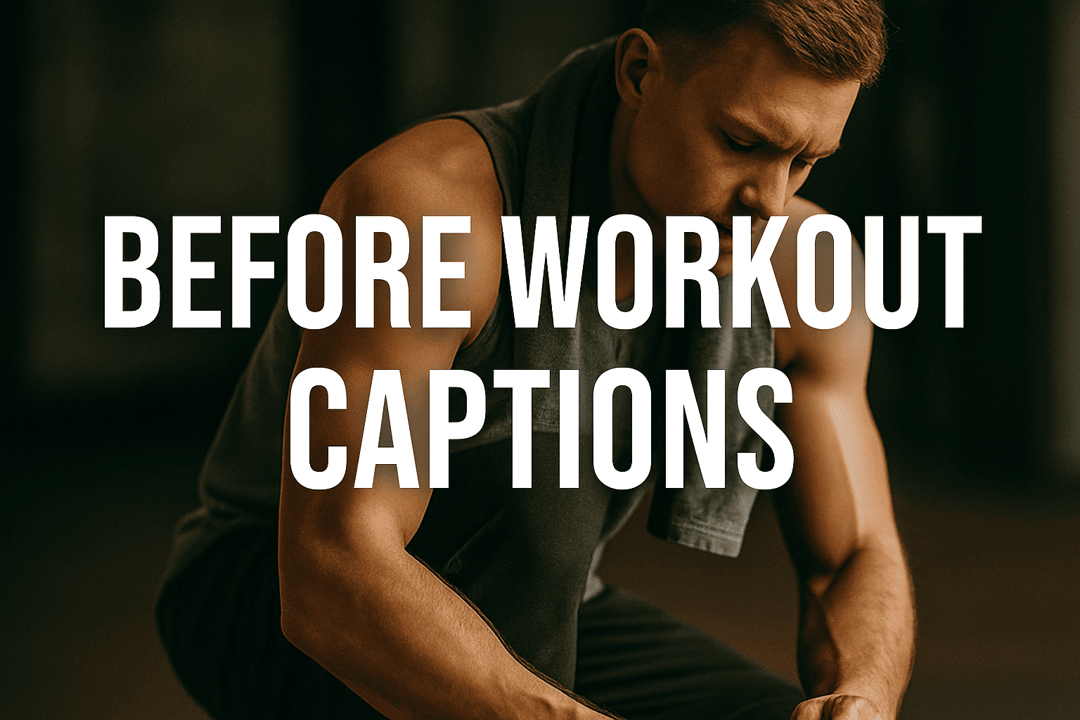 Before Workout Captions
